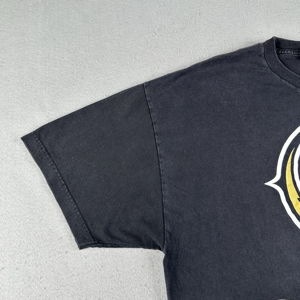 Vtg 2000 Las Vegas Outlaws‎ T Shirt Men's 2XL Black Short Sleeve XFL Football - Picture 7 of 16